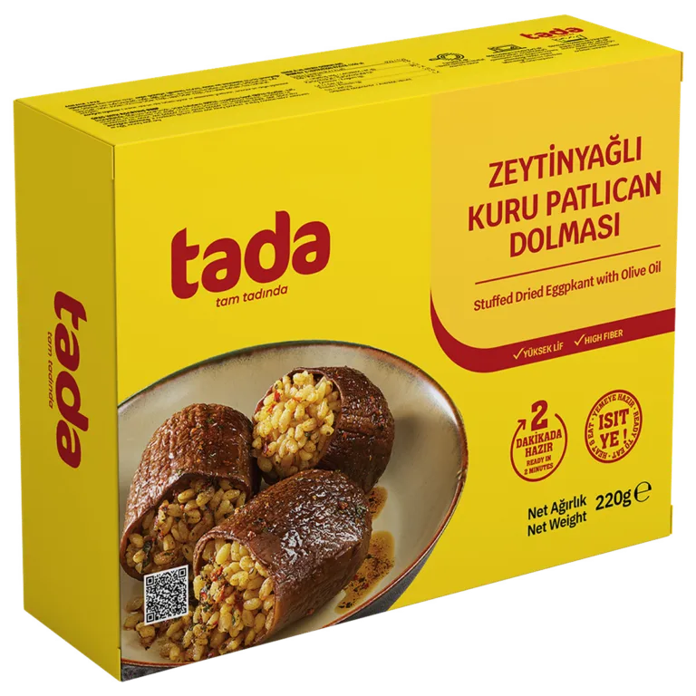 Zeytinyağlı Kuru Patlıcan Dolması