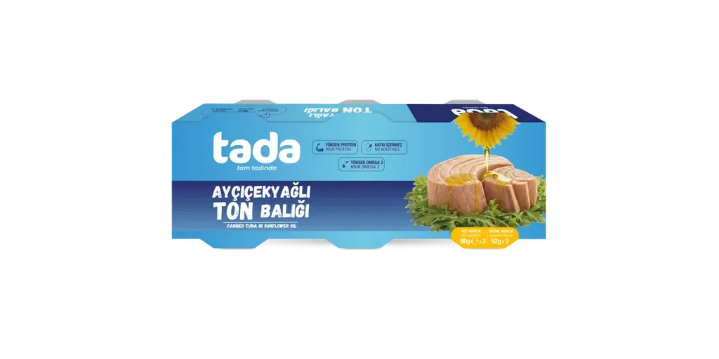 Ayçiçek Yağlı Ton Balığı 80 g x3