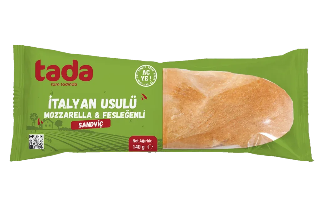 İtalyan Usulü Mozerella & Fesleğenli Sandviç