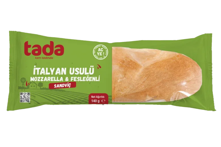 İtalyan Usulü Mozerella & Fesleğenli Sandviç