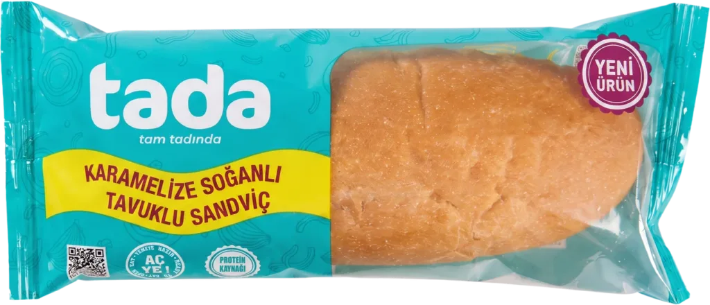 Karamelize Soğanlı Tavuklu Sandviç