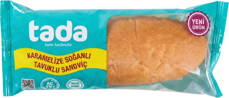 Karamelize Soğanlı Tavuklu Sandviç