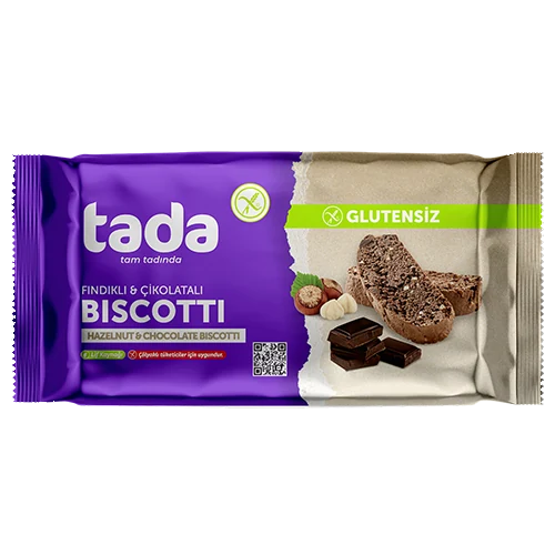 Glutensiz Fındıklı ve Çikolatalı Biscotti