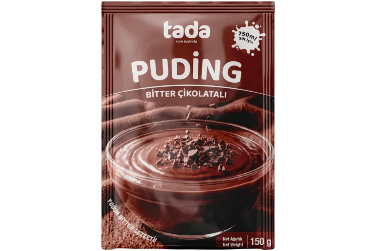 Bitter Çikolatalı Puding