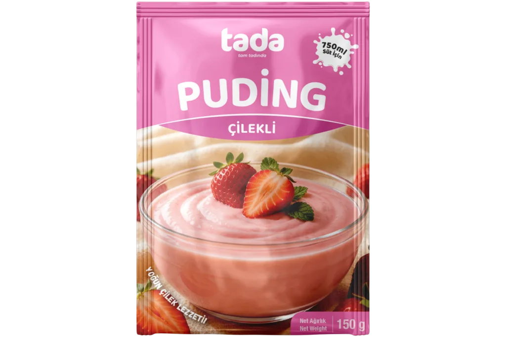 Çilekli Puding
