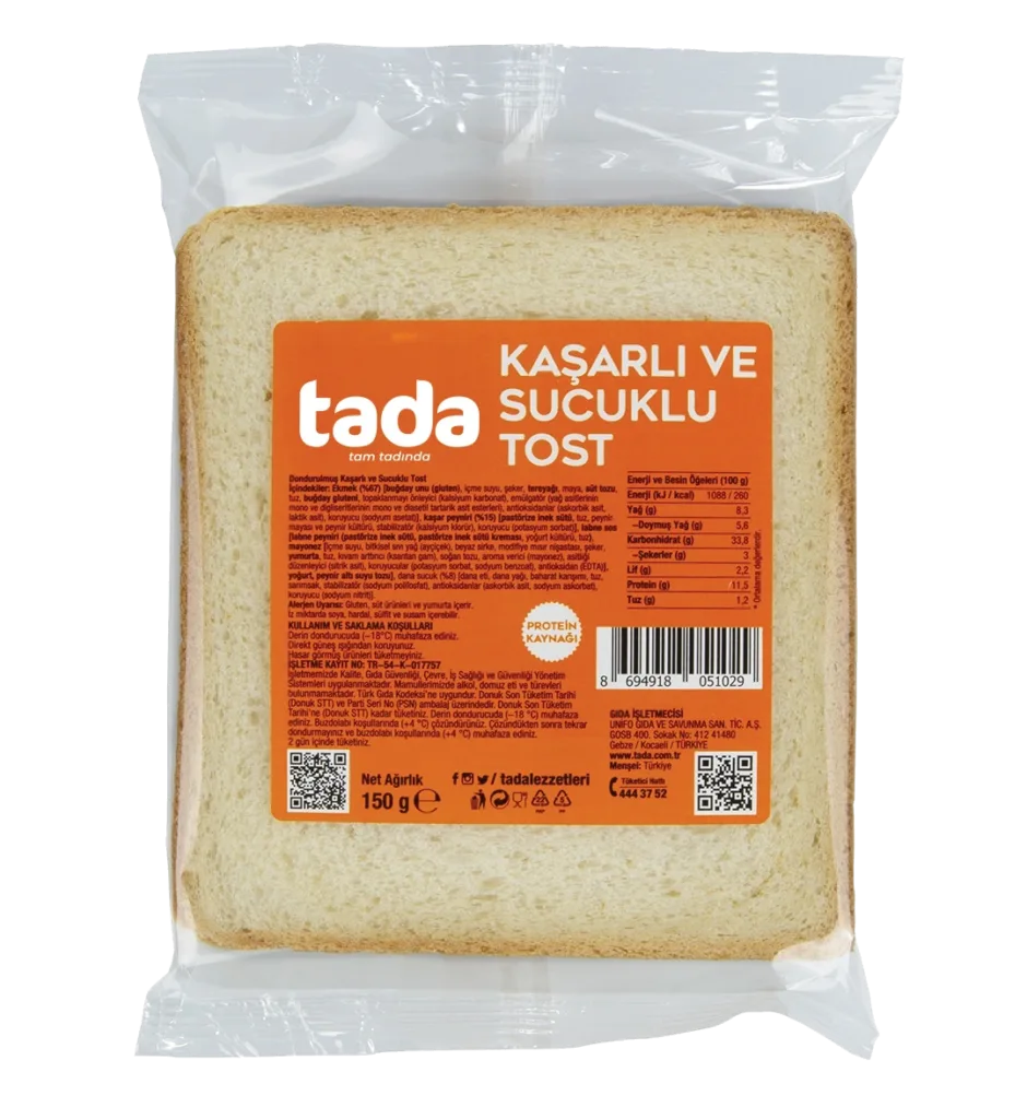 Kaşarlı ve Sucuklu Tost