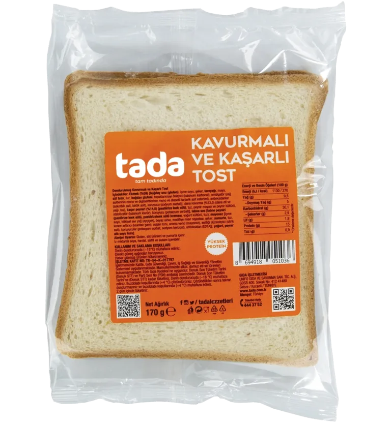 Kavurmalı ve Kaşarlı Tost