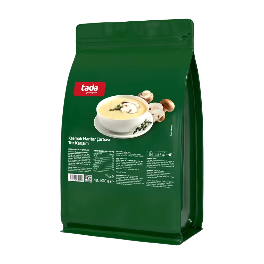 Kremalı Mantar Çorbası 3000 GR