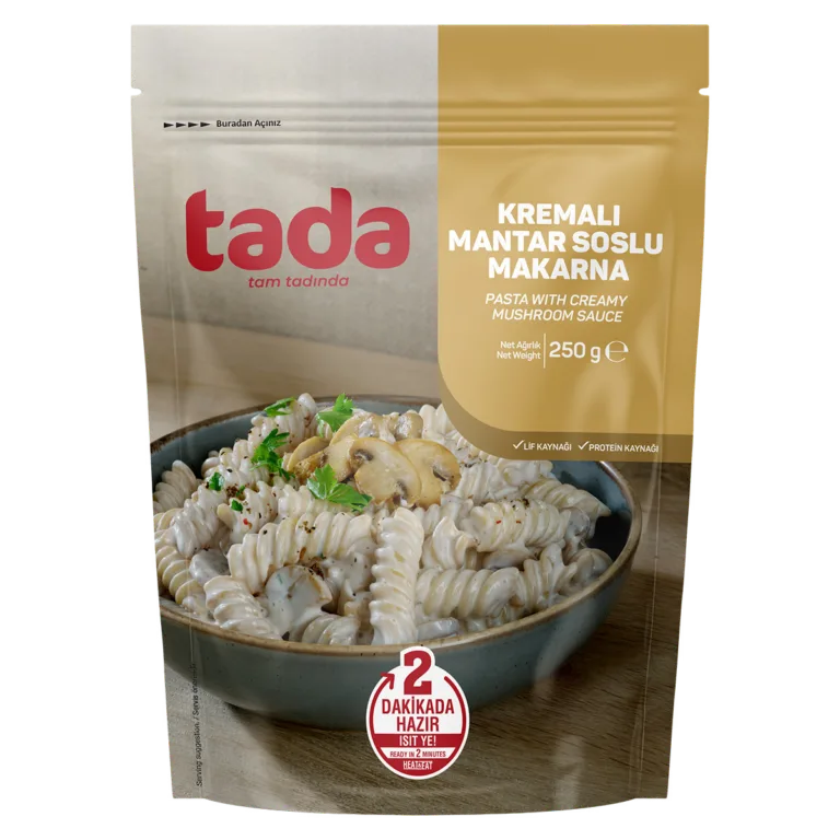 Kremalı Mantar Soslu Makarna