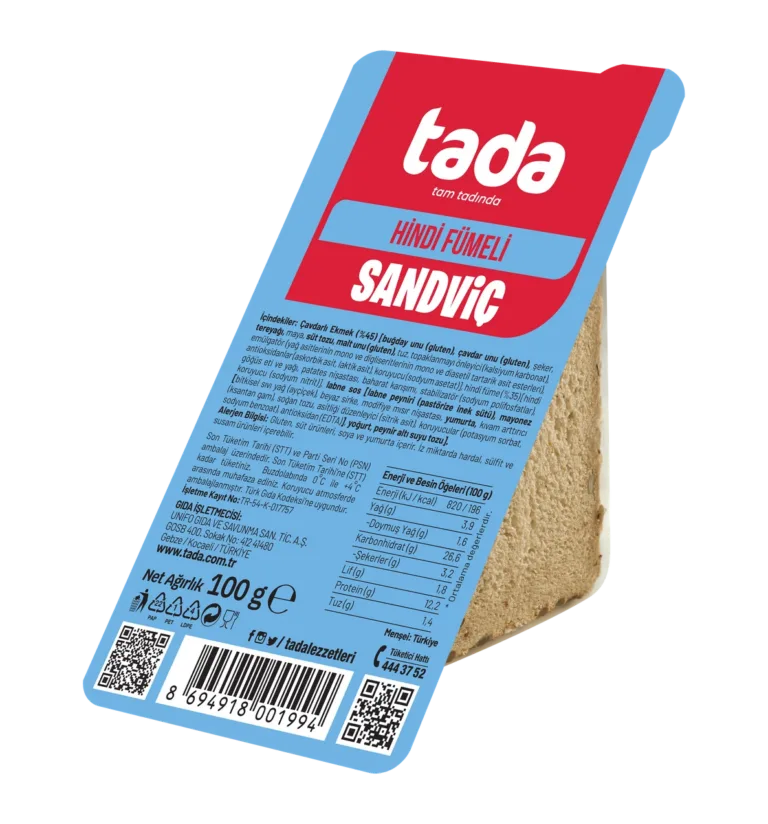 Mini Üçgen Sandviç Hindi Fümeli