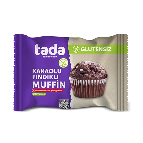 Glutensiz Kakaolu Fındıklı Muffin