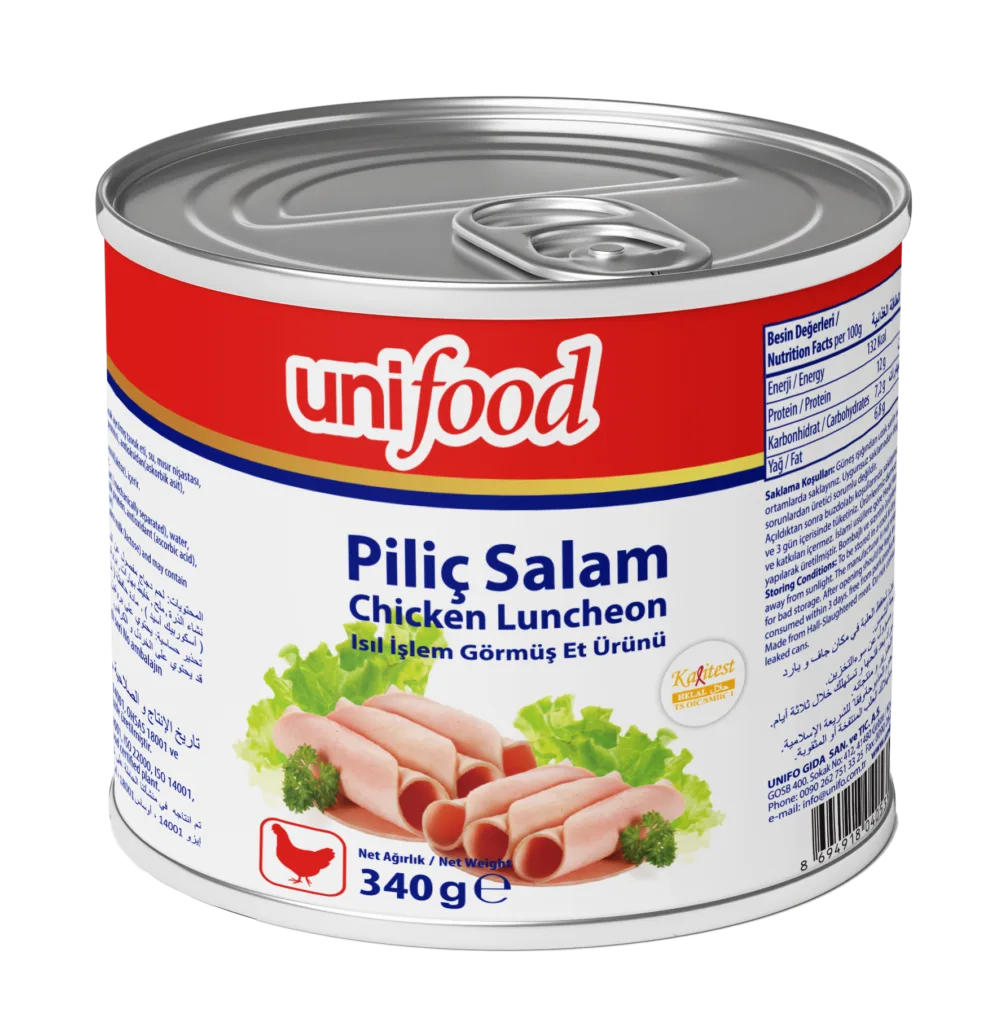 Piliç Salam Teneke 340 GR