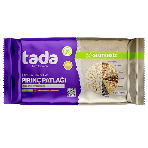 Glutensiz 7 Tohumlu Mısır ve Pirinç Patlağı