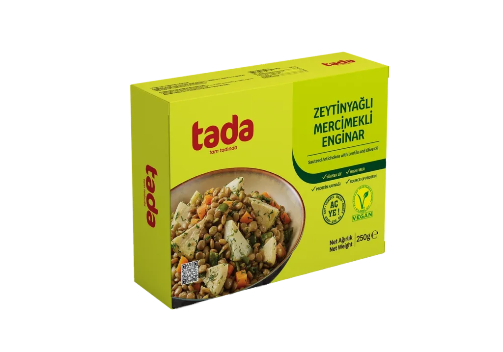Zeytinyağlı Mercimekli Enginar
